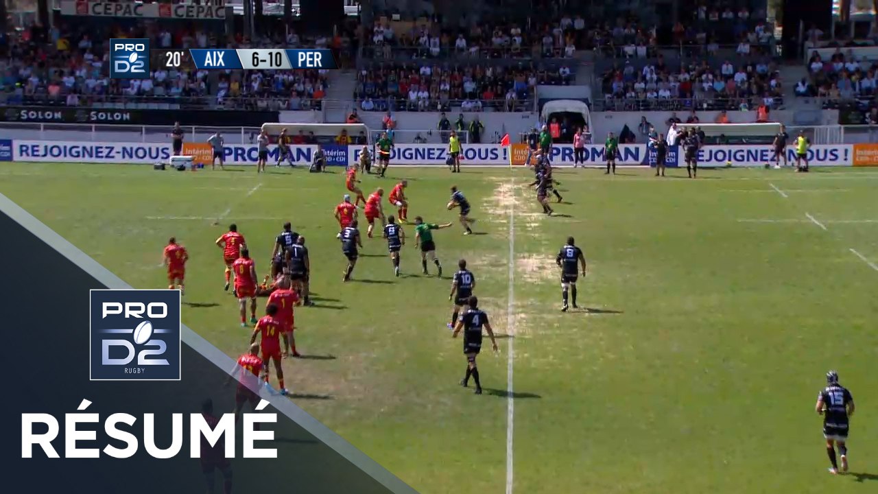 PRO D2 - Résumé Provence Rugby-Perpignan: 25-10 - J02 - Saison 2019/2020