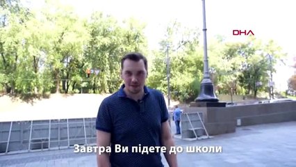 Ukrayna başbakanı, bakanlar kurulu'nda scooter ile gezdi