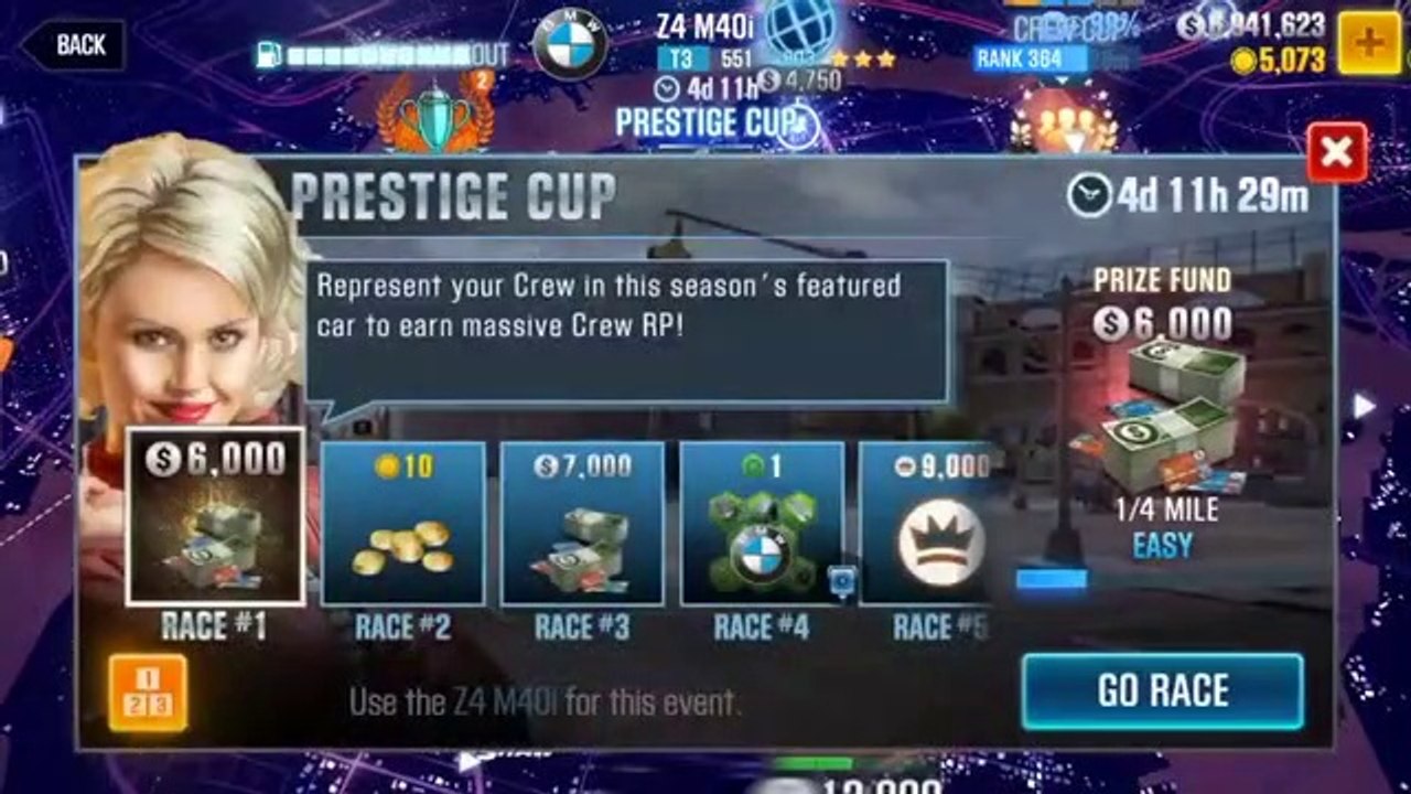 #83 CSR Racing 2 | Prestige Cup | BMW Z4 M40i