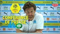 Conférence de presse Olympique de Marseille - AS Saint-Etienne (1-0) : André VILLAS BOAS (OM) - Ghislain PRINTANT (ASSE) / 2019-20
