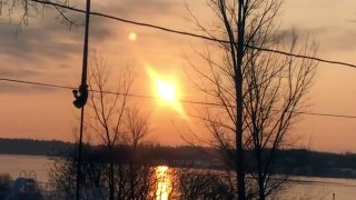 Canada sunrise TWO SUNS 2019