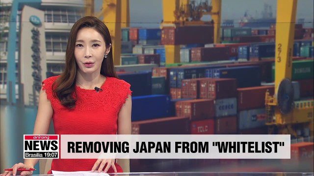 S. Korea on track toward removing Japan from whitelist