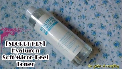 SECRET KEY Hyaluron Soft Micro Peel Toner
