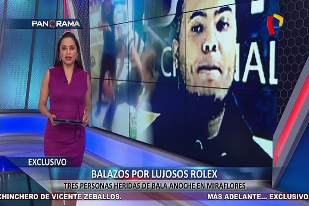 EXCLUSIVO | Relojes de lujo: tres heridos de bala por lujosos Rolex