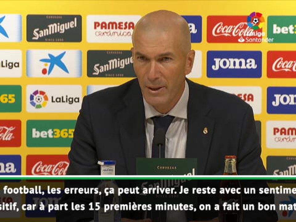 FOOTBALL: La Liga: 3e j. - Zidane : "Il faut mettre plus de buts"