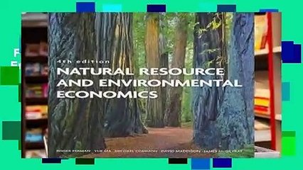 Full E-book  Natural Resource and Environmental Economics  For Kindle