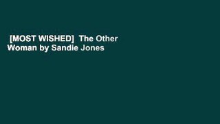 [MOST WISHED]  The Other Woman by Sandie Jones