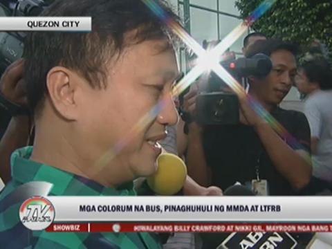 MMDA, LTFRB crack down on 'colorum' buses