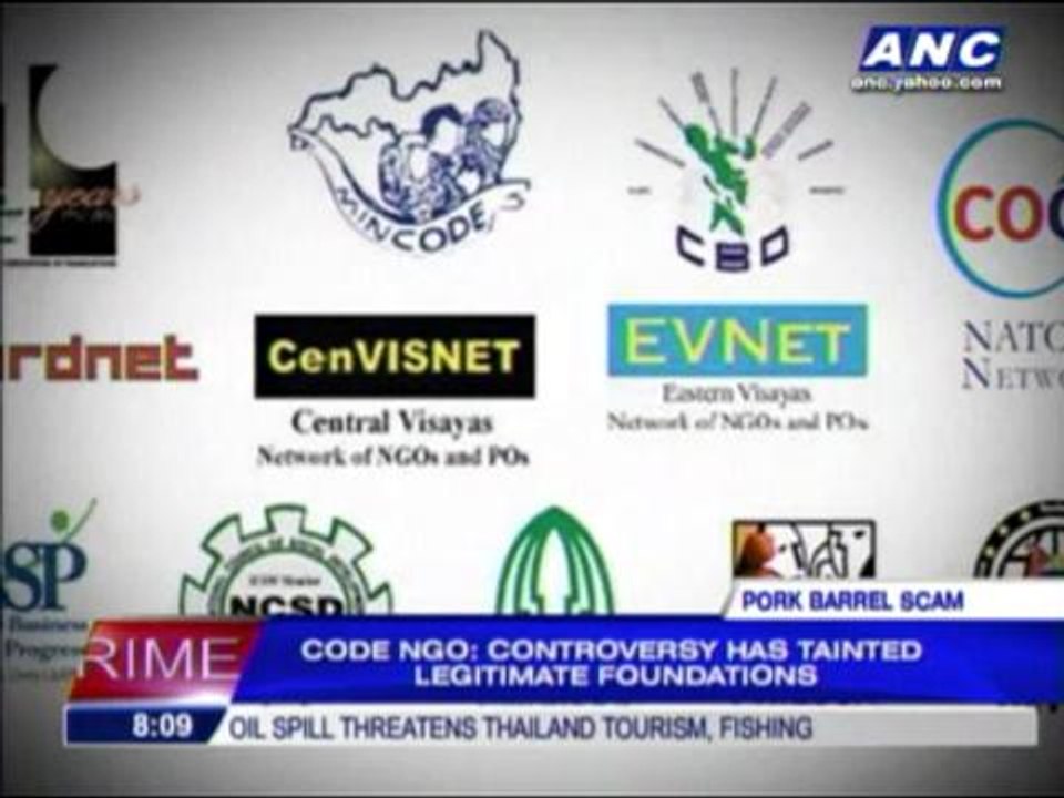 Legit NGOs affected by 'pork barrel scam'