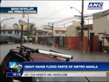 Heavy rains flood parts of Metro Manila