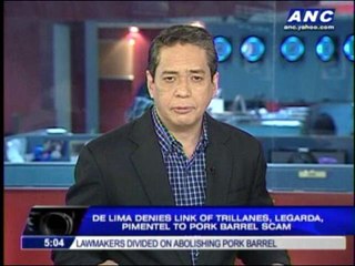 De Lima: 3 senators not linked to 'pork scam'