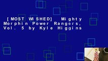 [MOST WISHED]  Mighty Morphin Power Rangers, Vol. 5 by Kyle Higgins