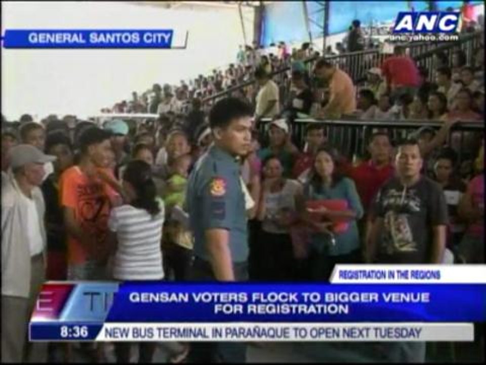 Chaos mars voters' registration