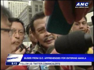 QC buses defy bus ban, anger Erap