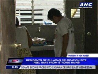 Relocated settlers in Bulacan raise concerns