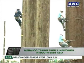 Meralco trains first linewomen in Southeast Asia