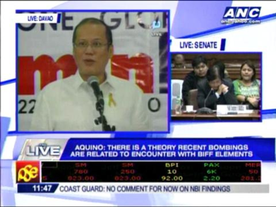 PNoy praises Davao security under Duterte