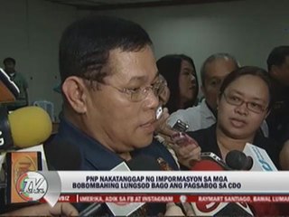 Download Video: Purisima: PNP had info before CDO bombing