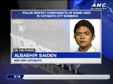 Bomb components used in Cotabato blast identified