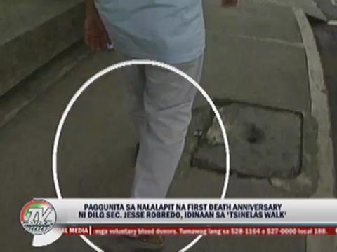 Robredo remembered in 'Tsinelas Walk'