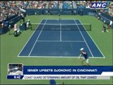 Isner upsets Djokovic in Cincinnati