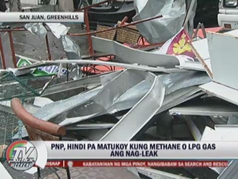 PNP: San Juan blast caused by gas leak