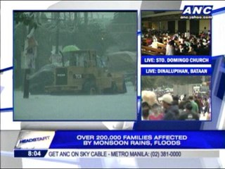 Over 200,000 families affected by floods