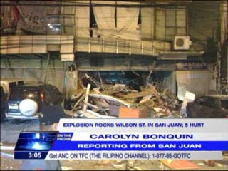Explosion rocks Wilson Street in San Juan