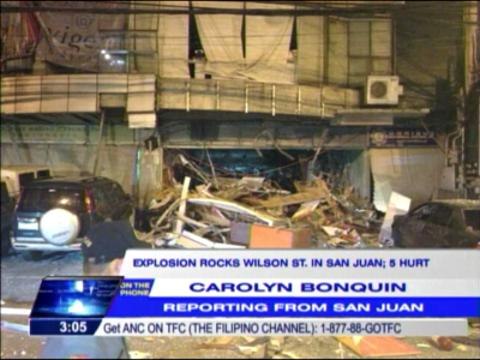 Explosion rocks Wilson Street in San Juan