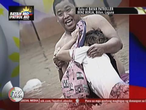 Turtle spotted in Parañaque flood