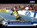 Bolt retains his 200-meters title