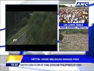 Vettel wins Belgium Grand Prix