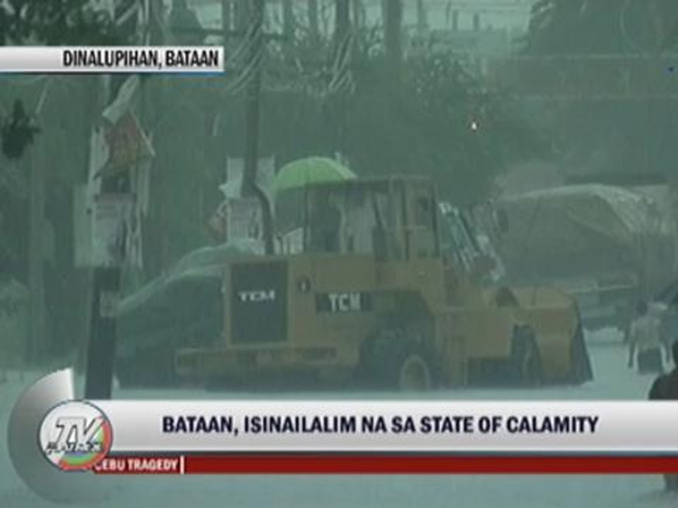 Bataan under state of calamity