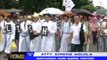 Protesters brave mud, rain in anti-pork protest