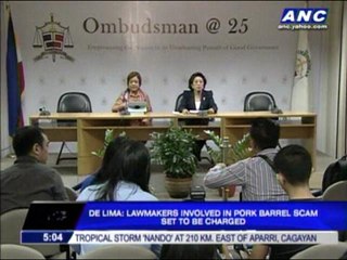 De Lima: Lawmakers involved in 'pork scam' face raps