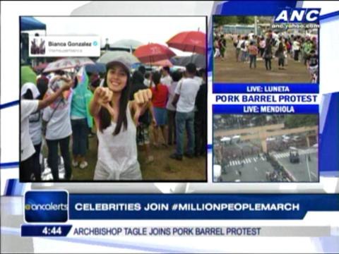 Celebrities join Luneta protest vs pork