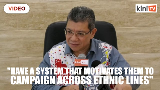 Saifuddin: More mixed seats could motivate politicians to campaign across ethnic lines