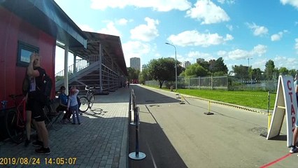 Cycling Race Crash Ends in Cuddle