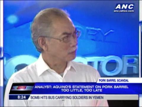 'PNoy's statement on pork barrel too little, too late'