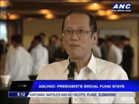 PNoy asks: Why abolish President's Social Fund?