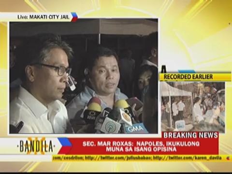 Roxas: Napoles under tight guard in jail