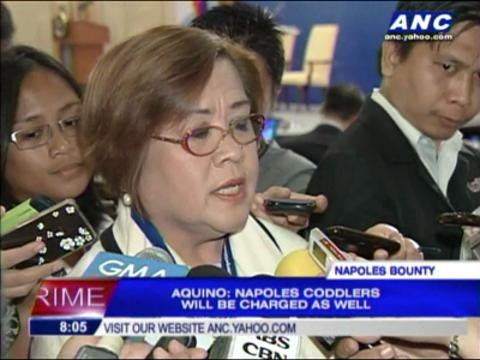 PNoy announces P10M bounty for Napoles' capture