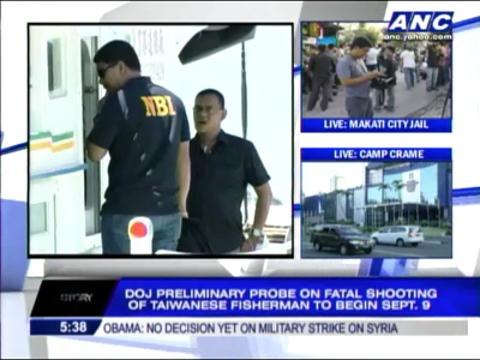 DOJ probe on Taiwanese fisherman's death set on Sept. 9