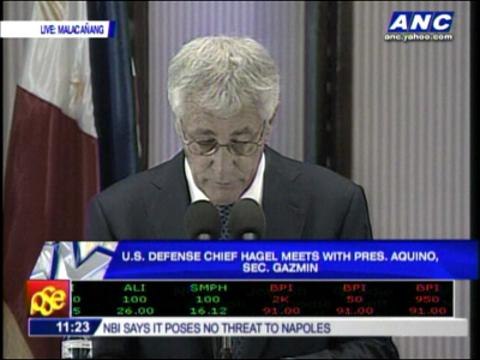 US does not seek permanent bases in PH: Hagel