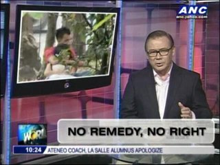 Teditorial: No remedy, no right