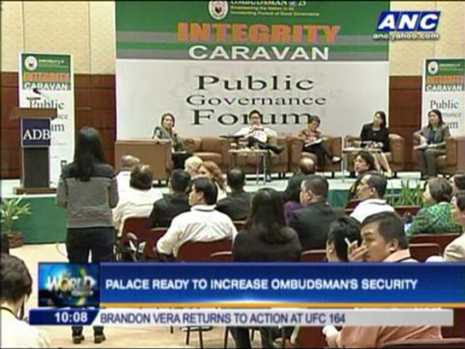 Palace ready to increase Ombudsman's security