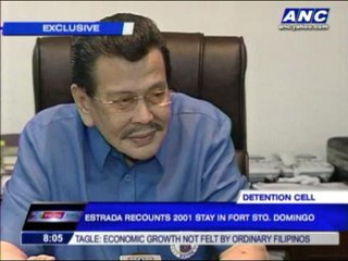 Estrada recalls detention at Fort Sto. Domingo