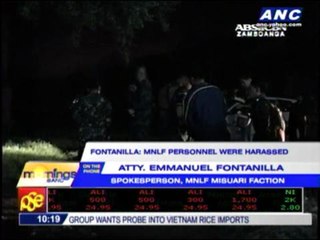 MNLF: We were harassed
