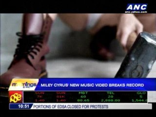 Miley Cyrus' new music video breaks record