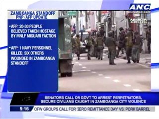 Arrest Zambo attack perpetrators, govt' urged